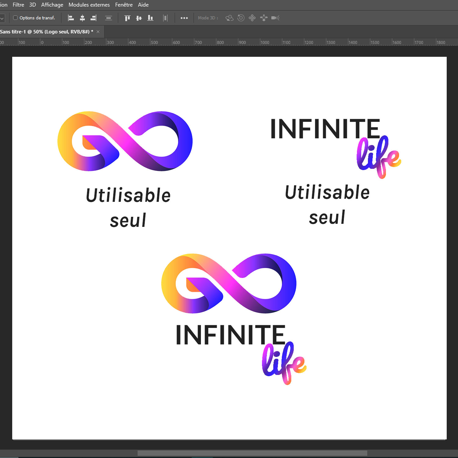 Logo + choix typos & couleurs tarifs